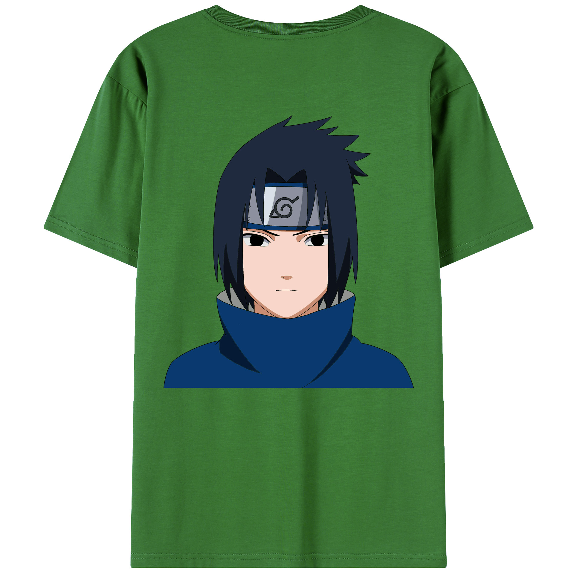 （画像用） NARUTO -ナルト- うちは サスケ Uchiha Sasuke レディース半袖Tシャツ(バックプリント)